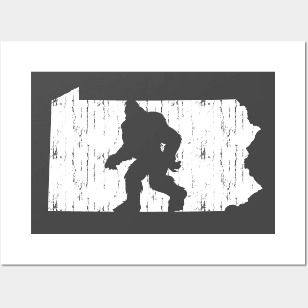 Bigfoot Country - Pennsylvania Wall Art by dustbrain